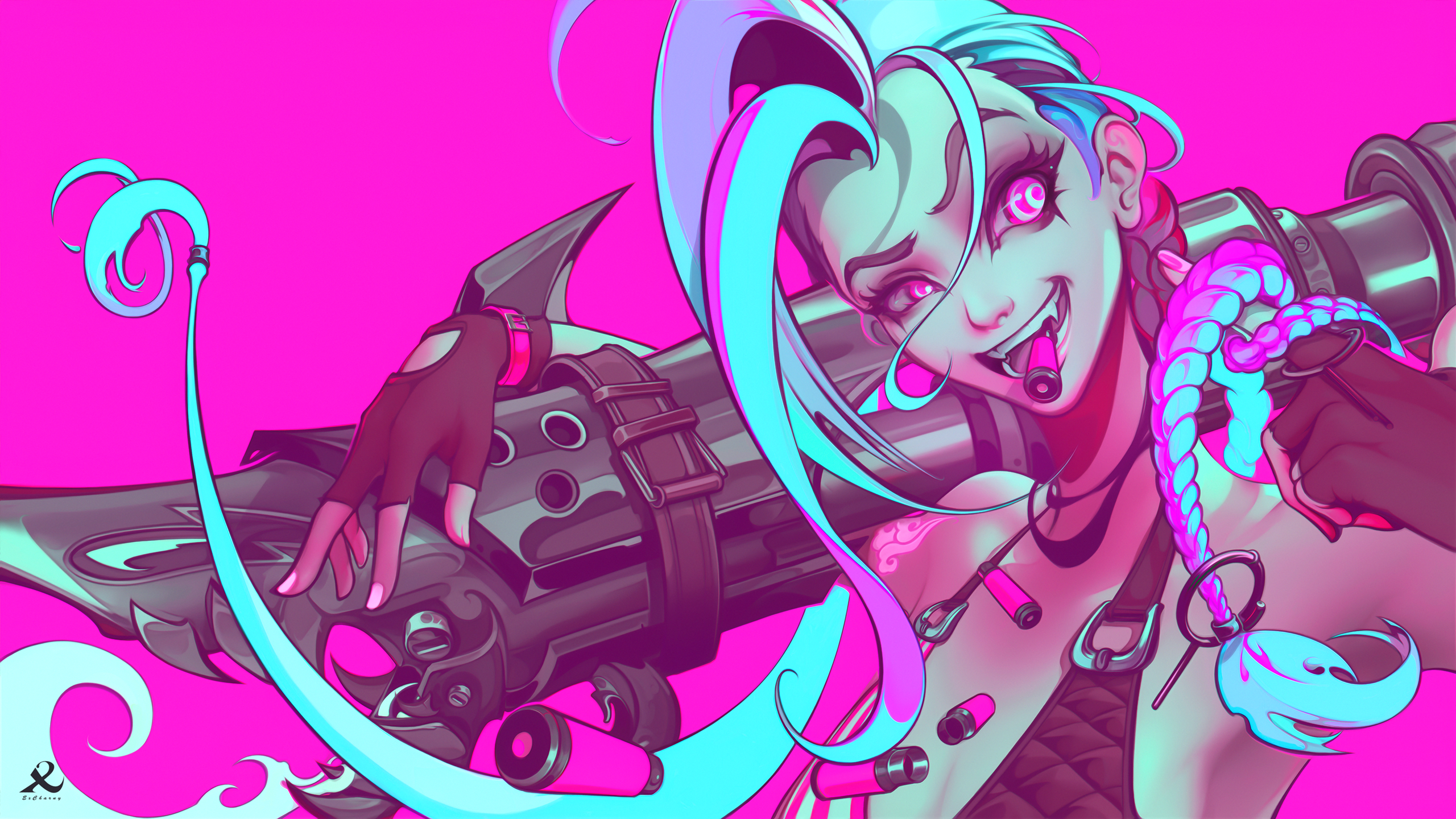 Jinx League of Legends Animated Wallpaper by Jimking on DeviantArt