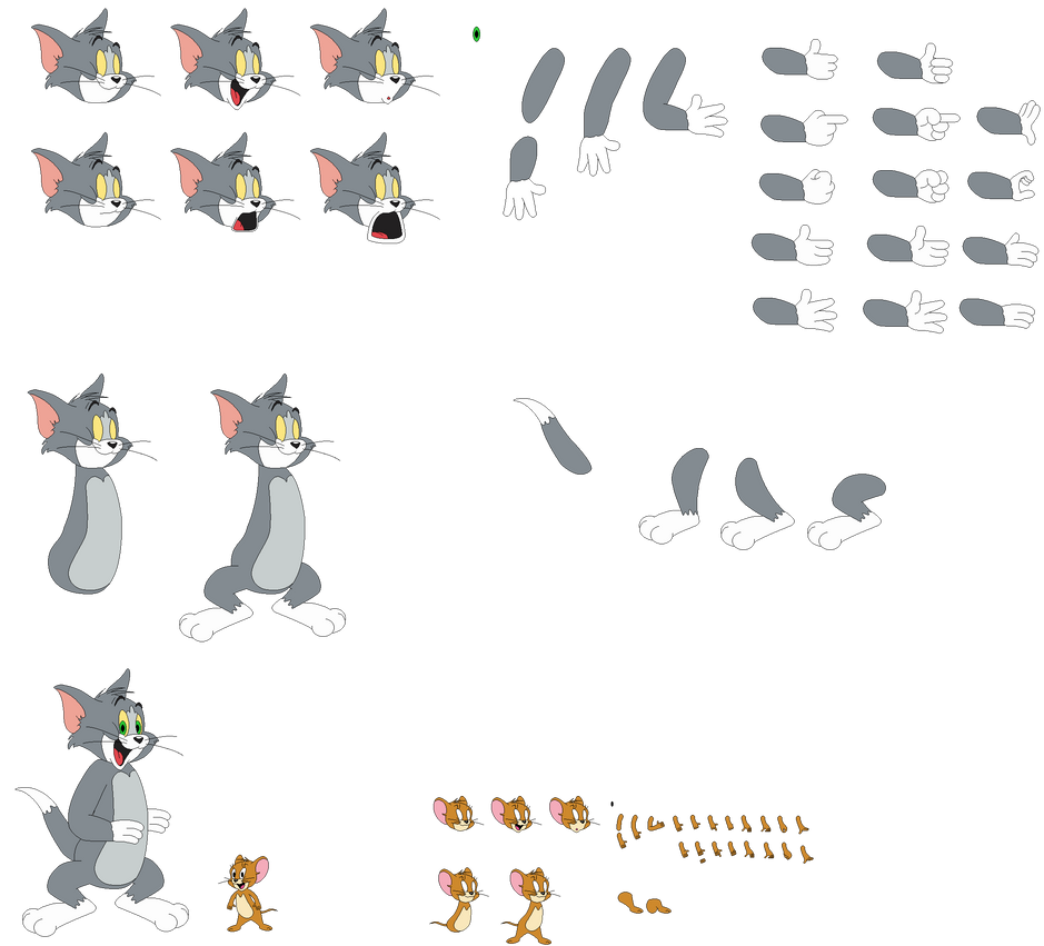 Jerry Character Rig Character Builder: Tom and Jerry by JulioTheInkling on DeviantArt