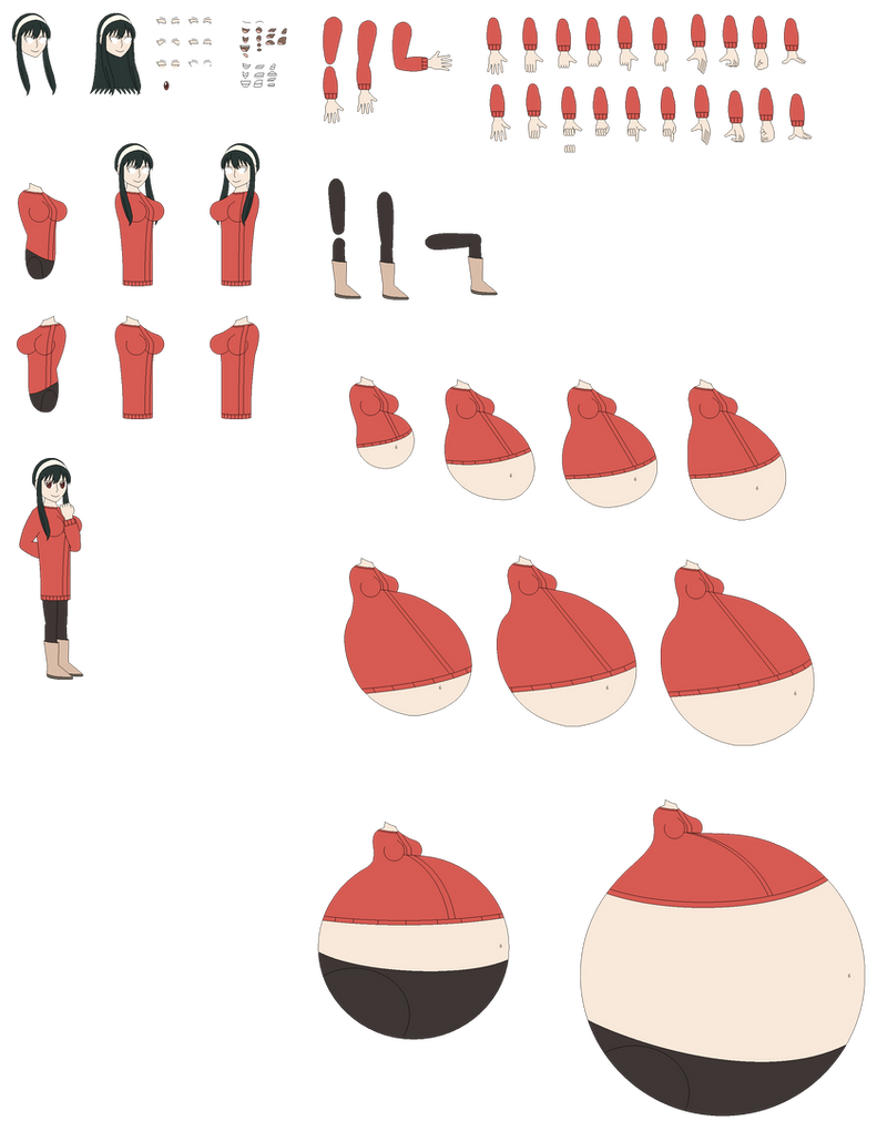 Character Builder: Yor Forger by JulioTheInkling on DeviantArt