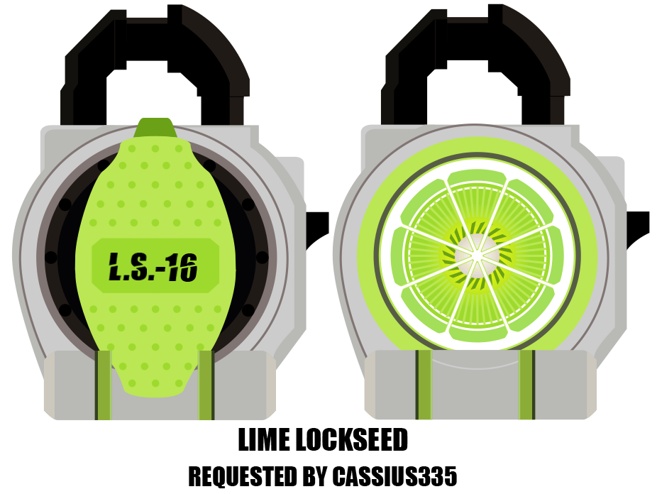 Request: Fan Lock - Lime Lockseed by CometComics on DeviantArt