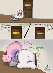 How sweetie belle became a giant