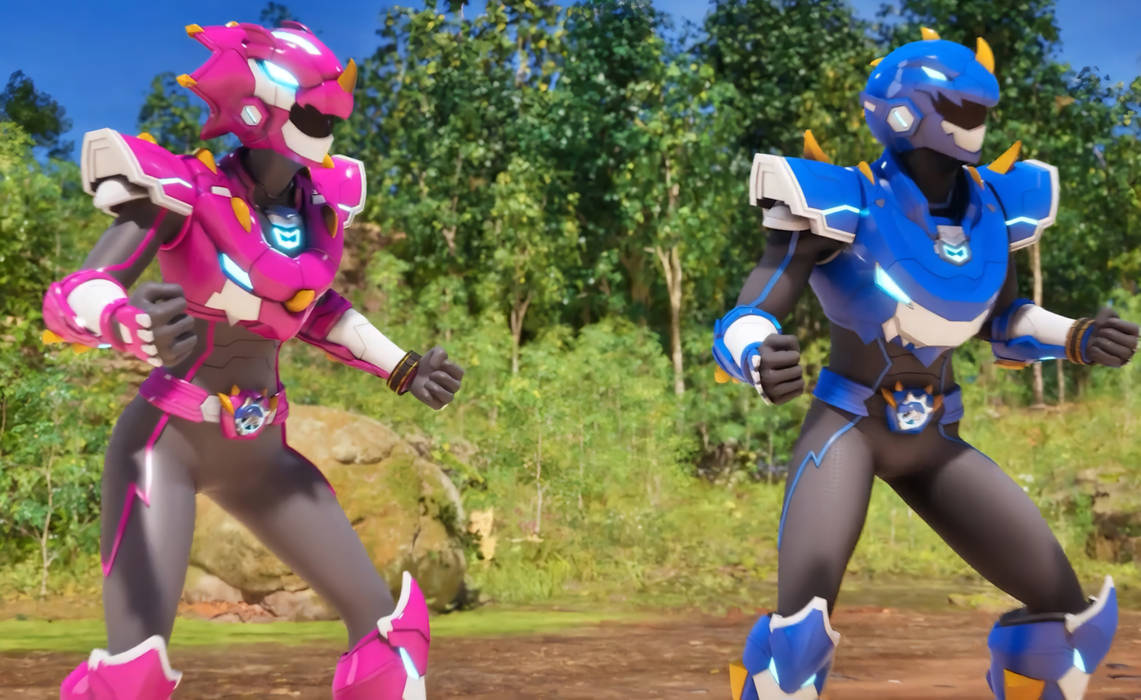 Lucy And Volt In Miniforce Dinoid By StarlightPeach08 On DeviantArt lucy-and-volt-in-miniforce-dinoid-by-starlightpeach08-on-deviantart