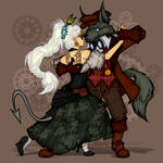 Art Trade for NIGHTSTORM77 by JasmineAlexandra