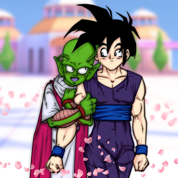 Dende and Gohan