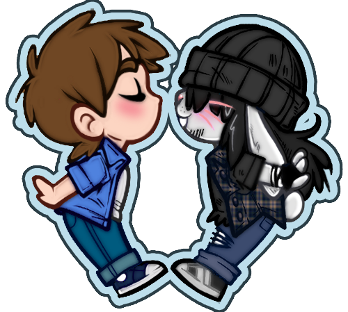 Furthia High Campy and Kale Chibi Kissu