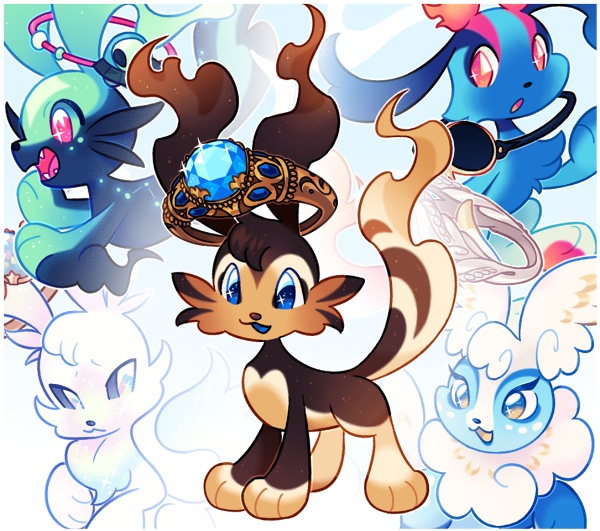 Carbuncle Deviantart Upcoming adopts preview: Keepsake Carbuncles by Fumi-LEX on DeviantArt