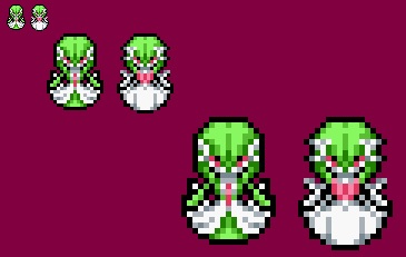 Gardevoir Sprite By Supersilver27 - Shiny Gardevoir Sprites - 628x420 PNG  Download - PNGkit