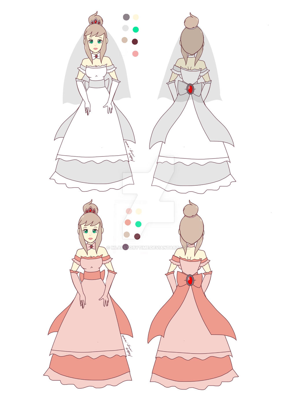 Mango Bride and Queen outfit by mlalstorytime on DeviantArt