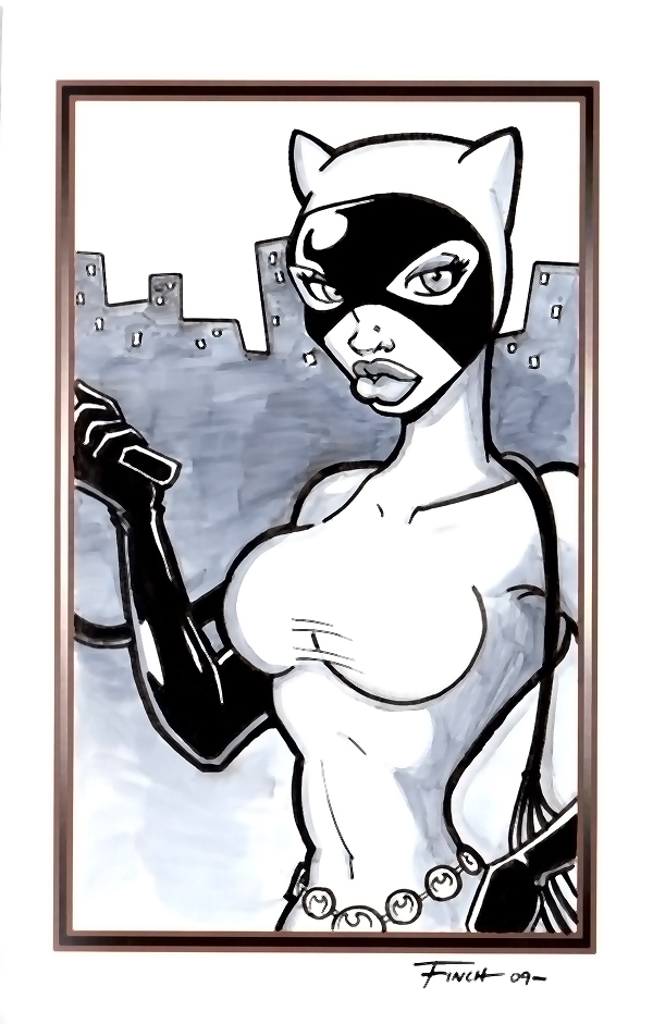 Free Sketch Cat Woman