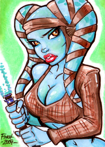 Aayla Secura - Sketch Card