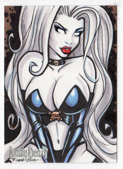 Lady Death Sketch Card