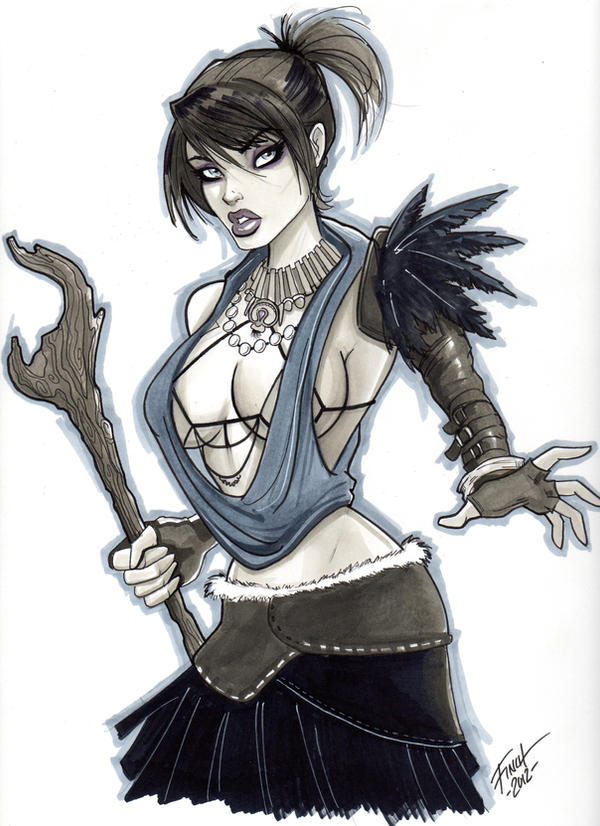Dragon Age Morrigan by PatrickFinch