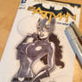 Catwoman Commission Sketch Cover