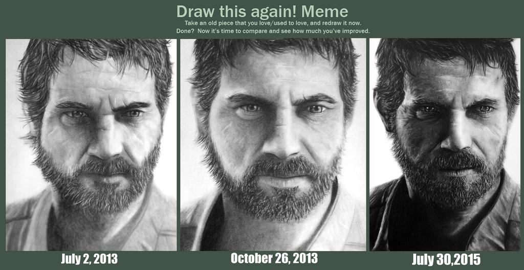 Draw this again! Meme (Joel - The Last of Us)