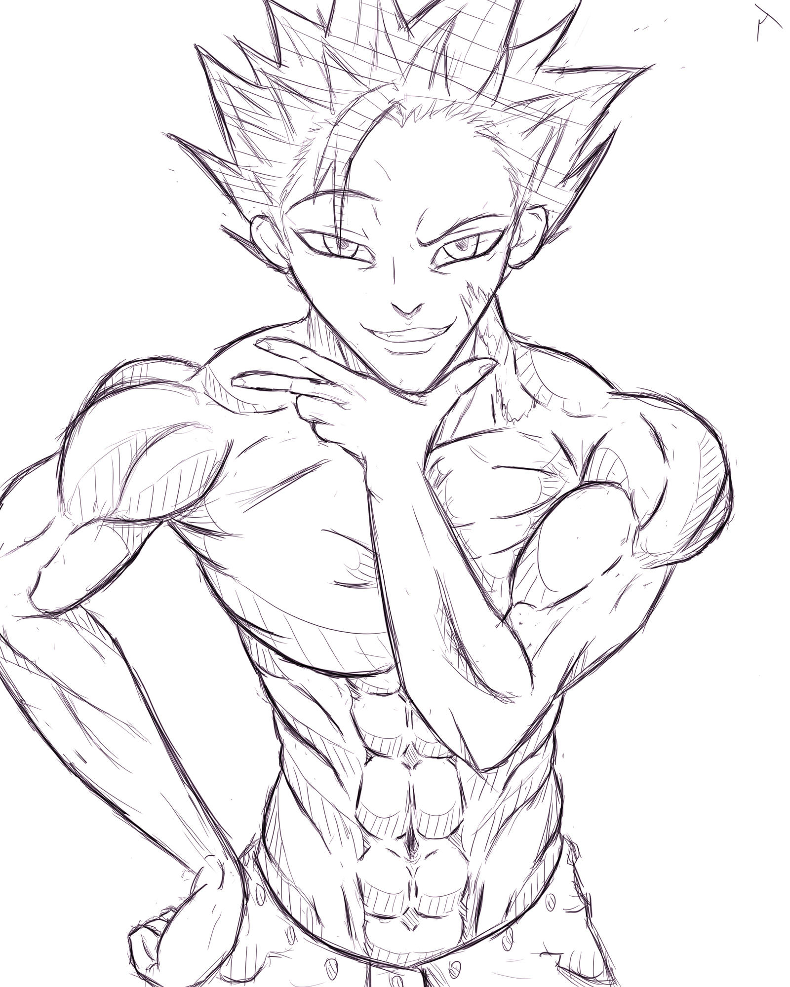 My Drawing Of Ban From Seven Deadly Sins By Adamred On Deviantart