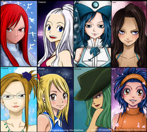 Fairy Tail girls collab =)