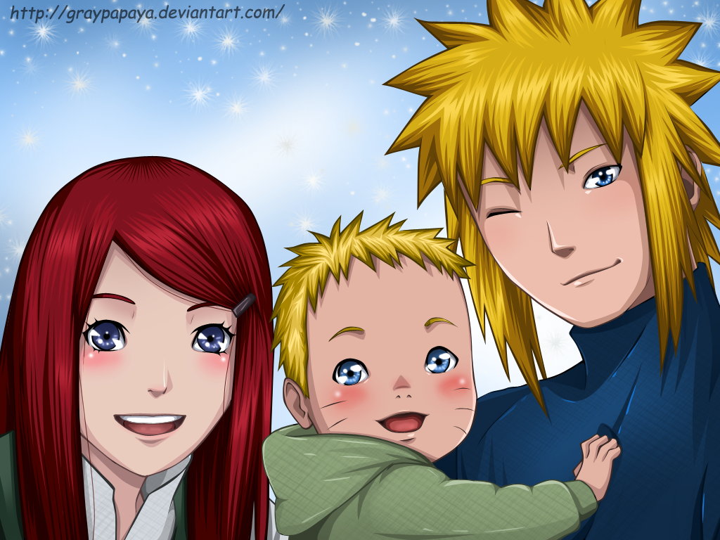 Naruto - A Happy Family by graypapaya on DeviantArt Naruto - A Happy Family by graypapaya on DeviantArt