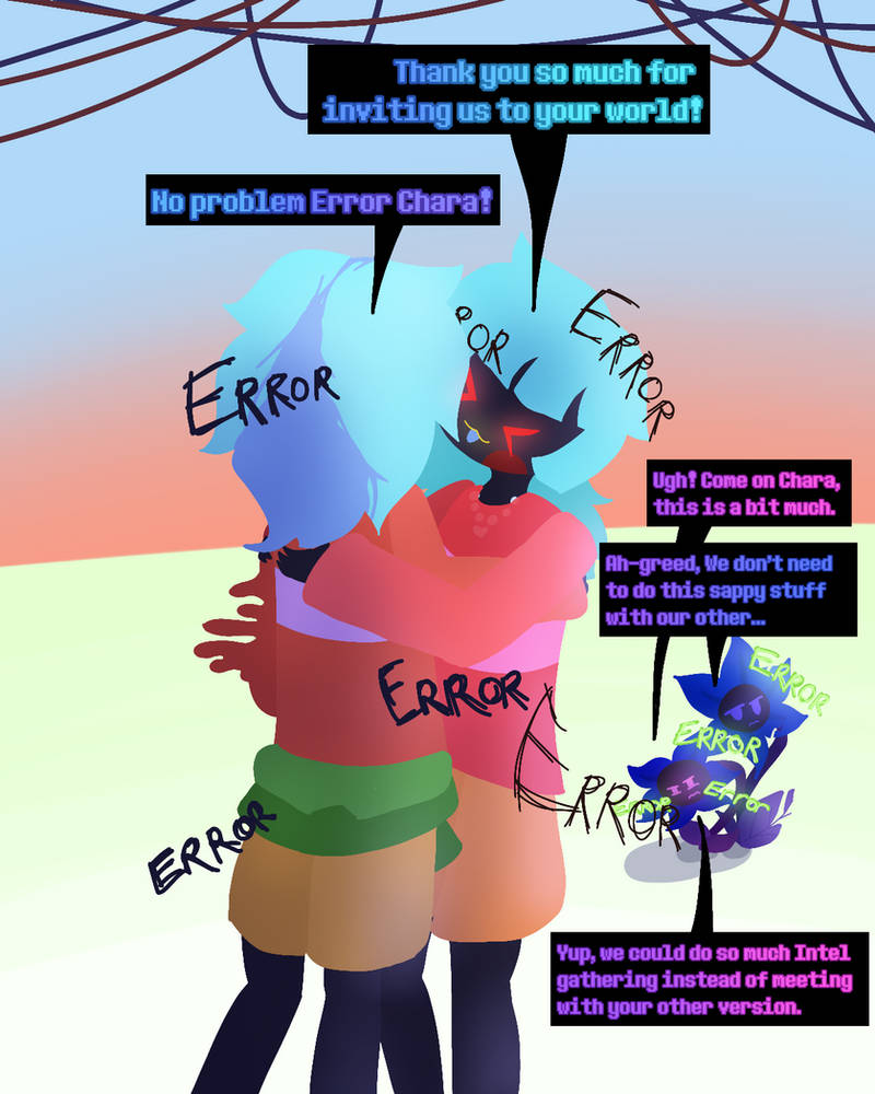 Error Ink Chara Error Chara and Error Chara? by EwanDreamur on DeviantArt