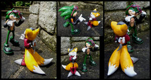 Scourge and Miles Sculpts