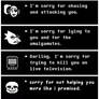 Undertale Monsters Apologize