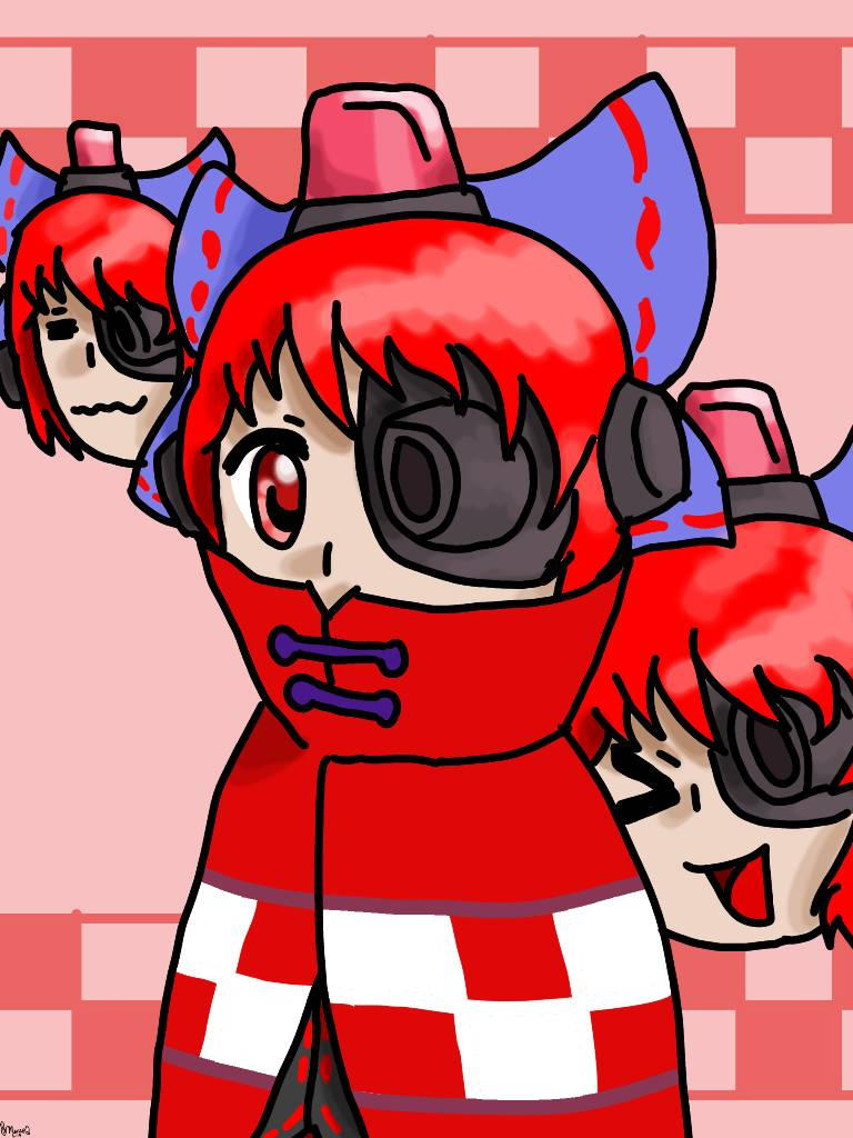 Mini Sentry Drawing Sekibanki as Mini Sentry-chan by SuperMarco64 on DeviantArt