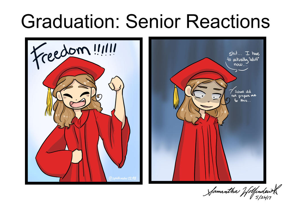 Reaction Graduation Graduation: Senior Reactions by Spellcaster1298 on DeviantArt