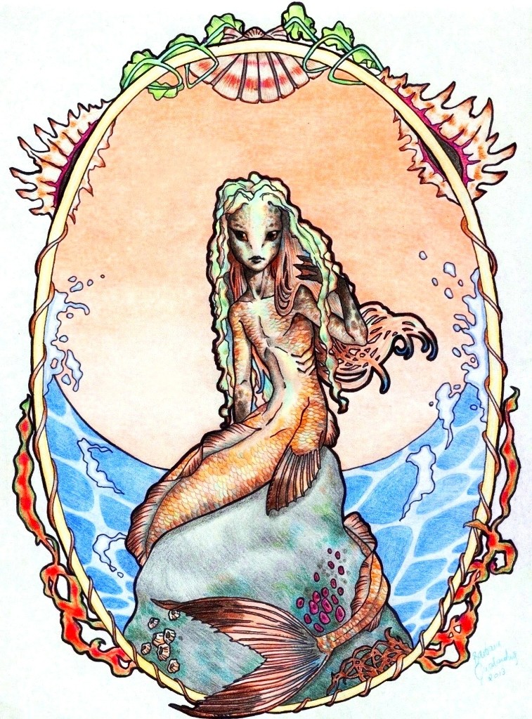 Mermaid -Art nouveau