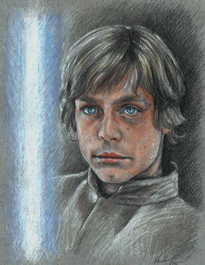 Luke Skywalker portrait by barbaramj