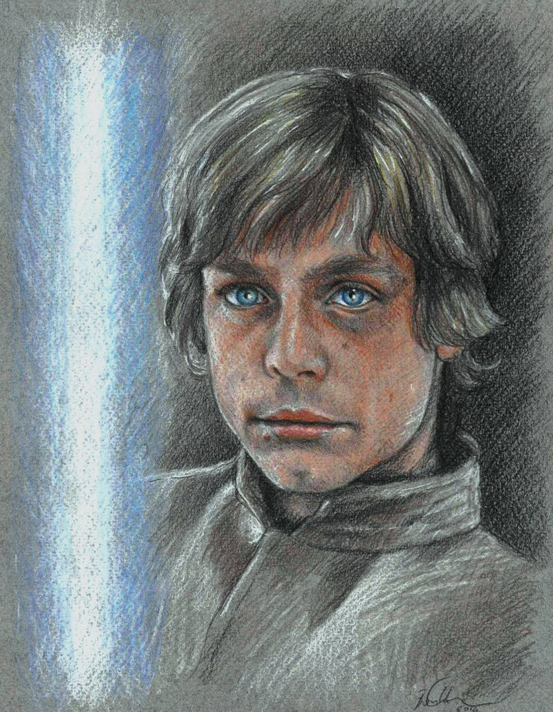 Luke Skywalker portrait by barbaramj