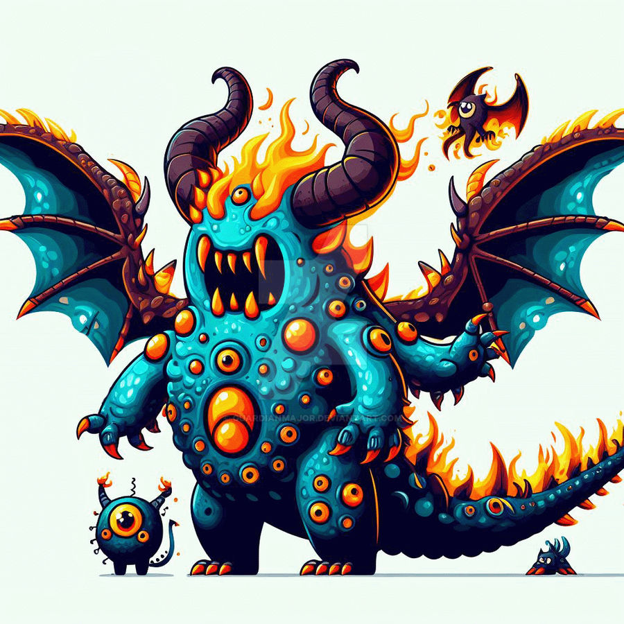 Fubsyhog, The Big Bad Monster by GuardianMajor on DeviantArt