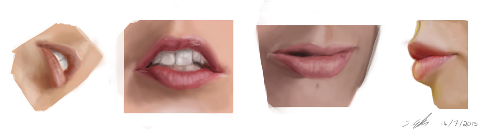 Mouth Studies - 13/07/2013