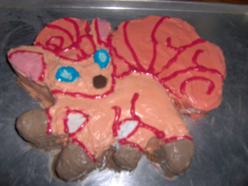 Vulpix Bday Vulpix cake by DaltonTrigger on DeviantArt