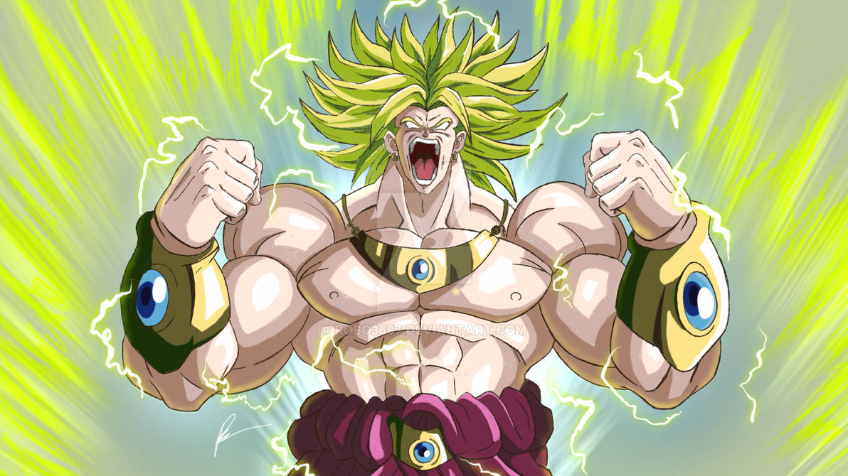 Broly Rage Rising Robo Draws #011 Broly's Rage by robo3687 on DeviantArt