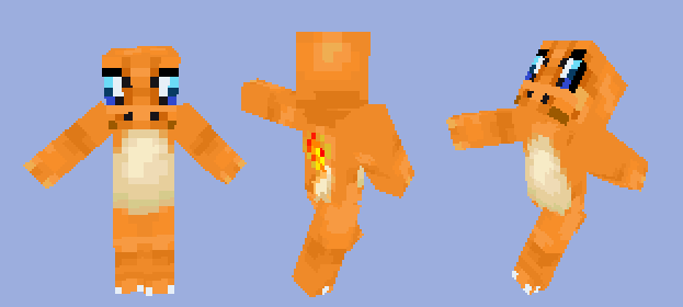 Charmander Minecraft Skin + Download