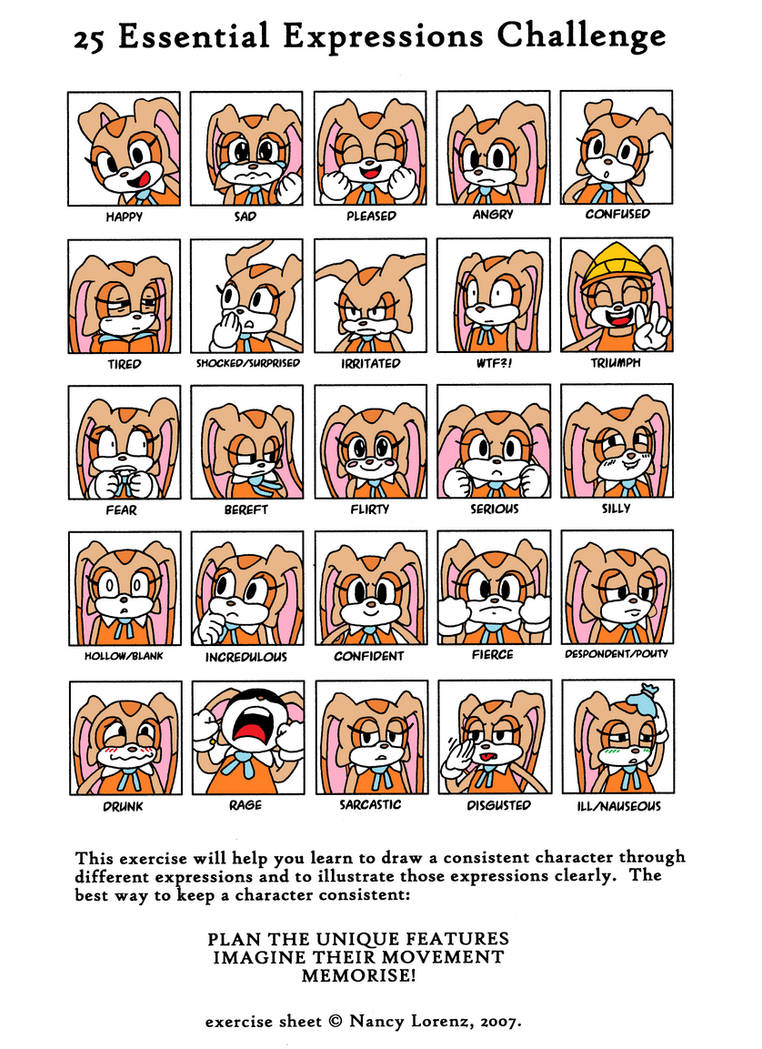 Kill The Rabbit Expression Cream the rabbit expressions by MightyRay on DeviantArt