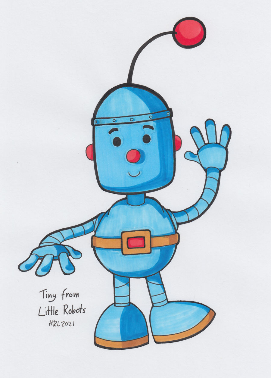 Little Robots Rabbit Tiny from Little Robots by MightyRay on DeviantArt