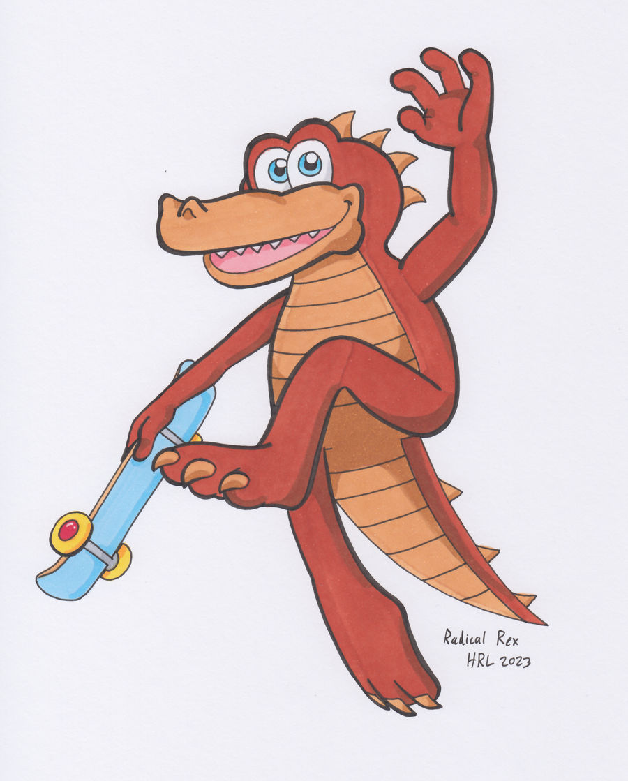 Radical Rex Raptor Radical Rex by MightyRay on DeviantArt