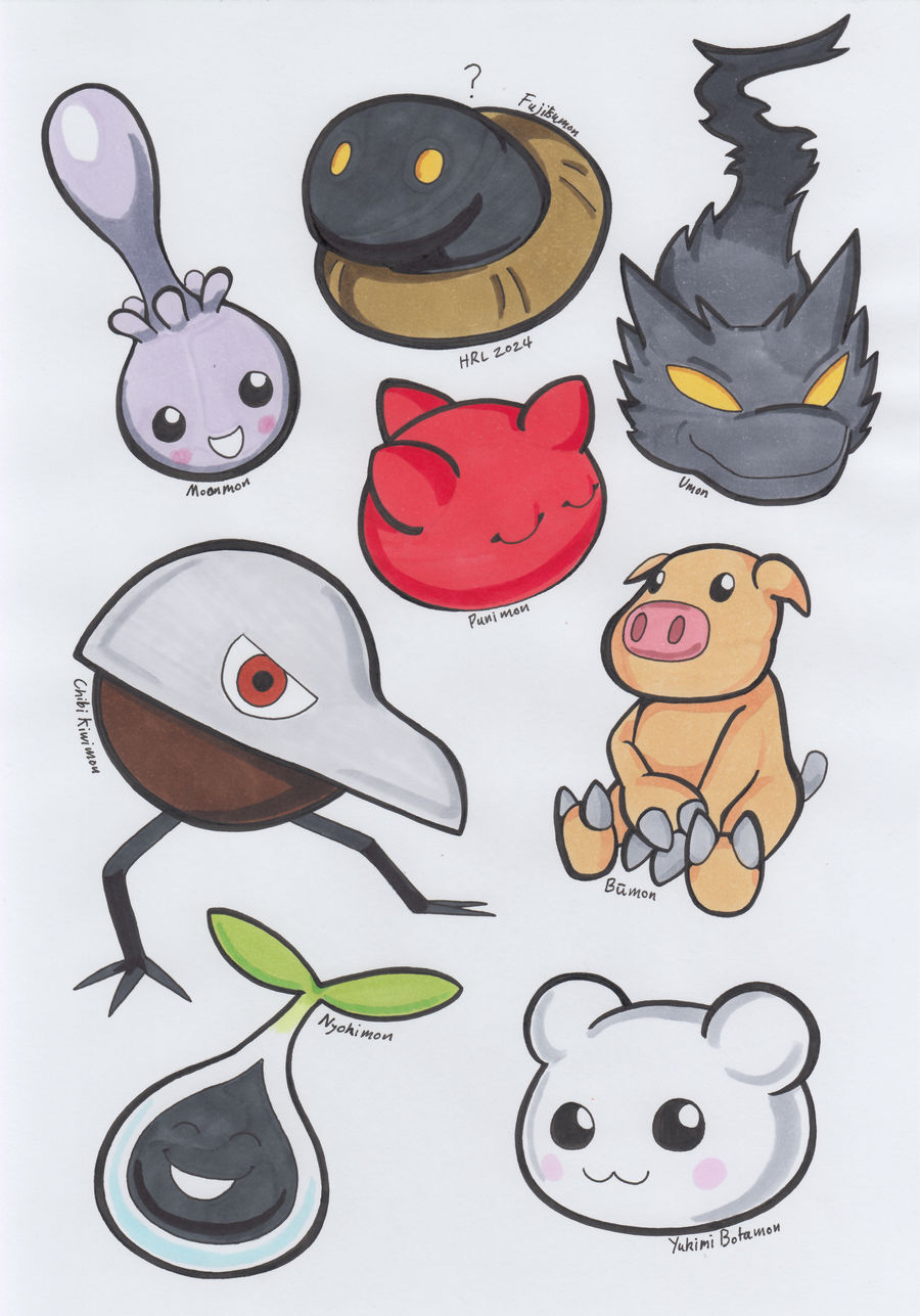 Random Digimon Random Digimons by MightyRay on DeviantArt