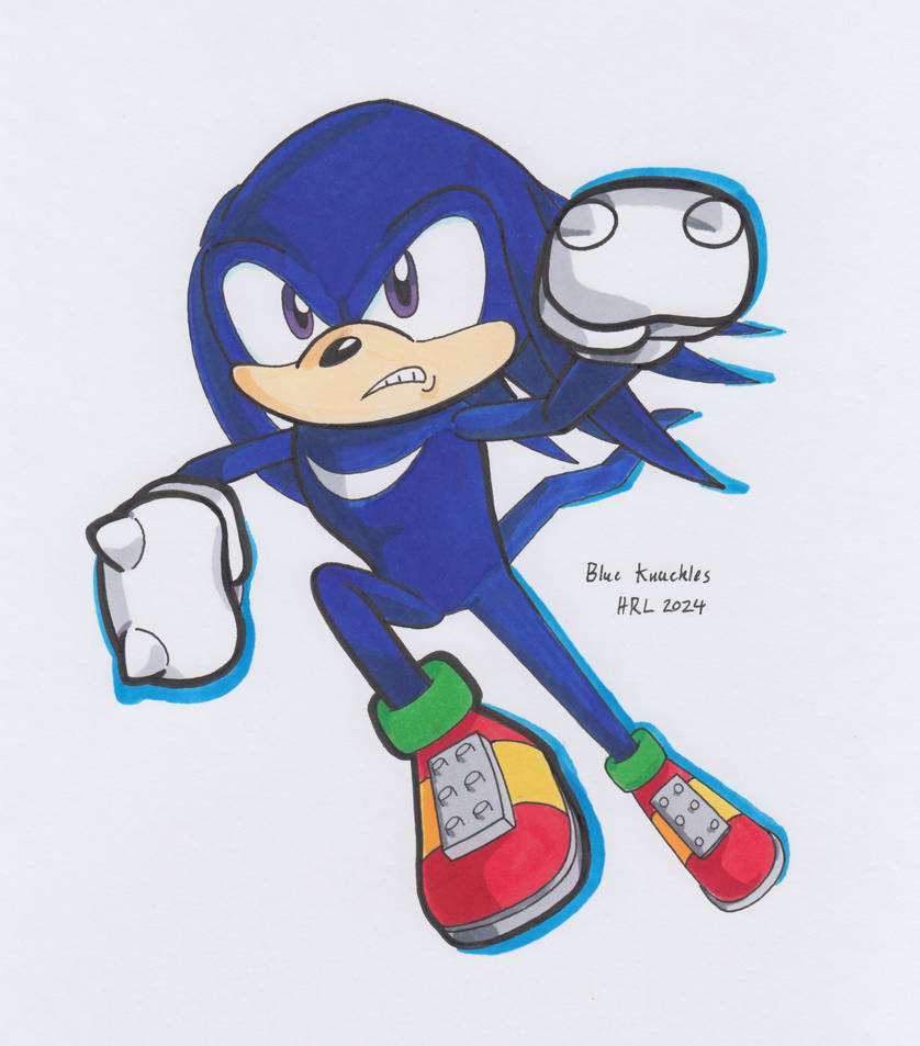 Blue Java Knuckle Tumblr Raffle Prize: Blue Knuckles by MightyRay on DeviantArt