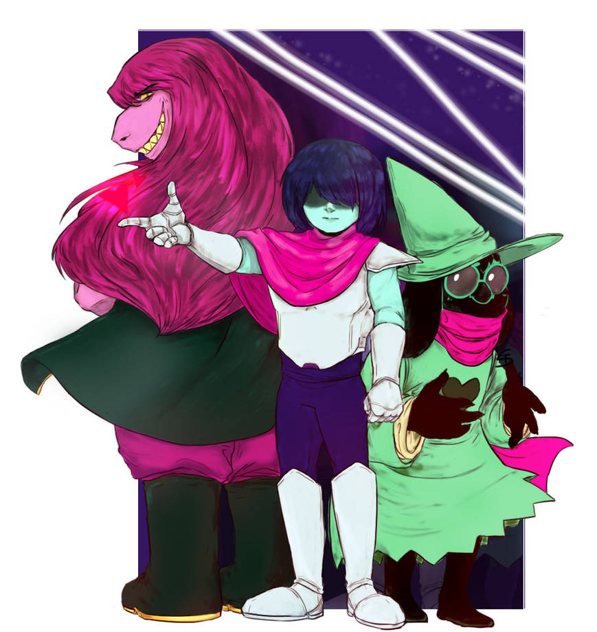 Delta Rune Trio Deltarune Trio by Twitchy-Senpai on DeviantArt