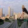 Giantess in the city 4