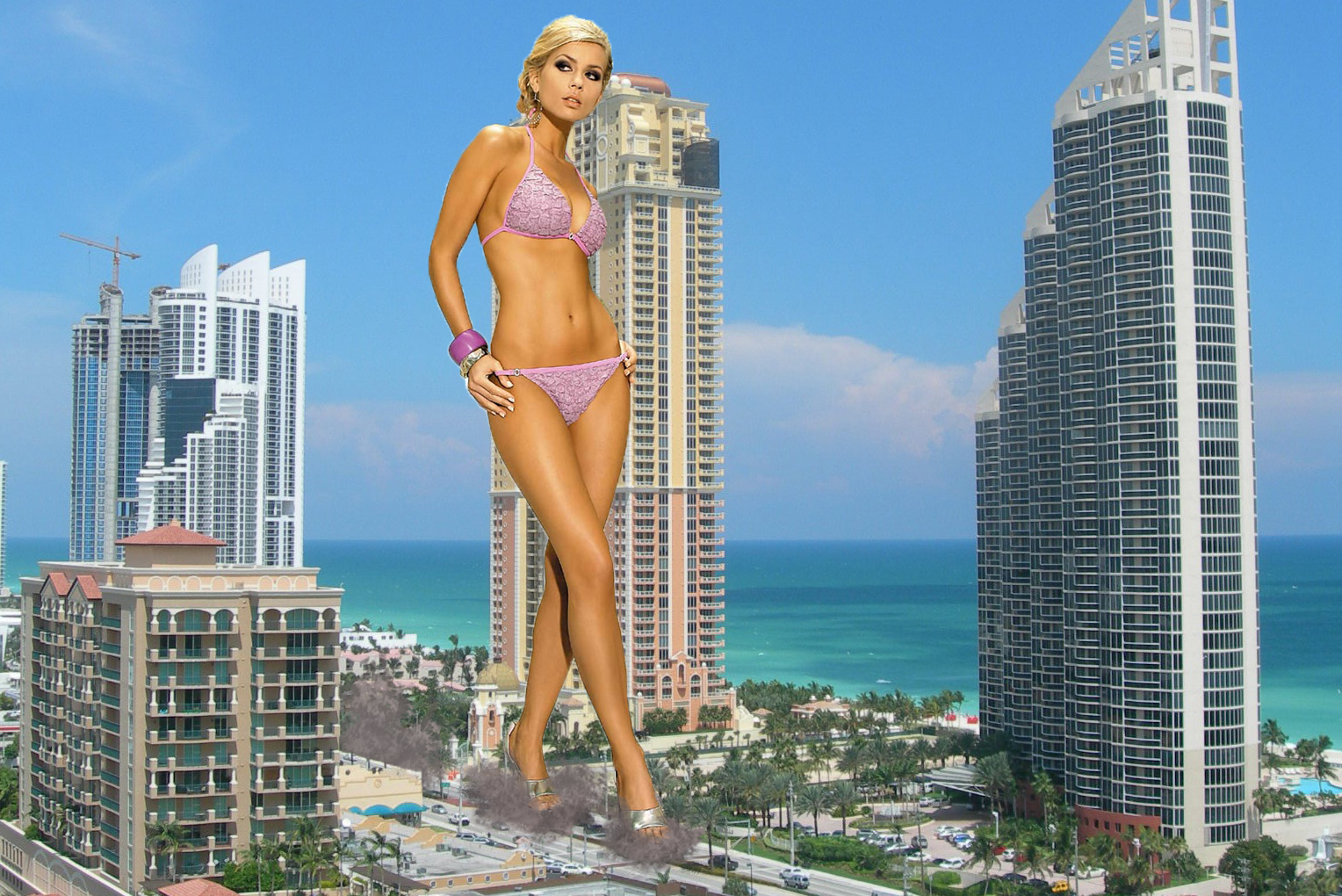 Giantess in the city 10