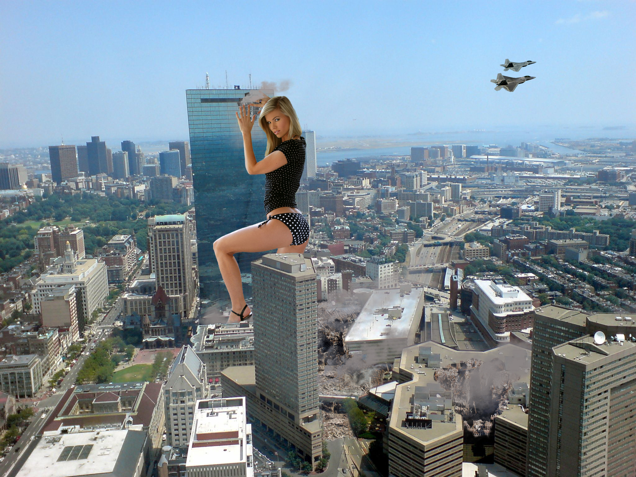 Giantess in the city 13