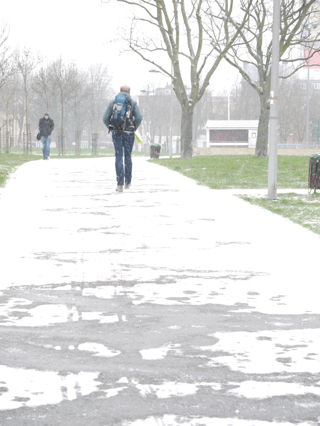 The long and snowy road.