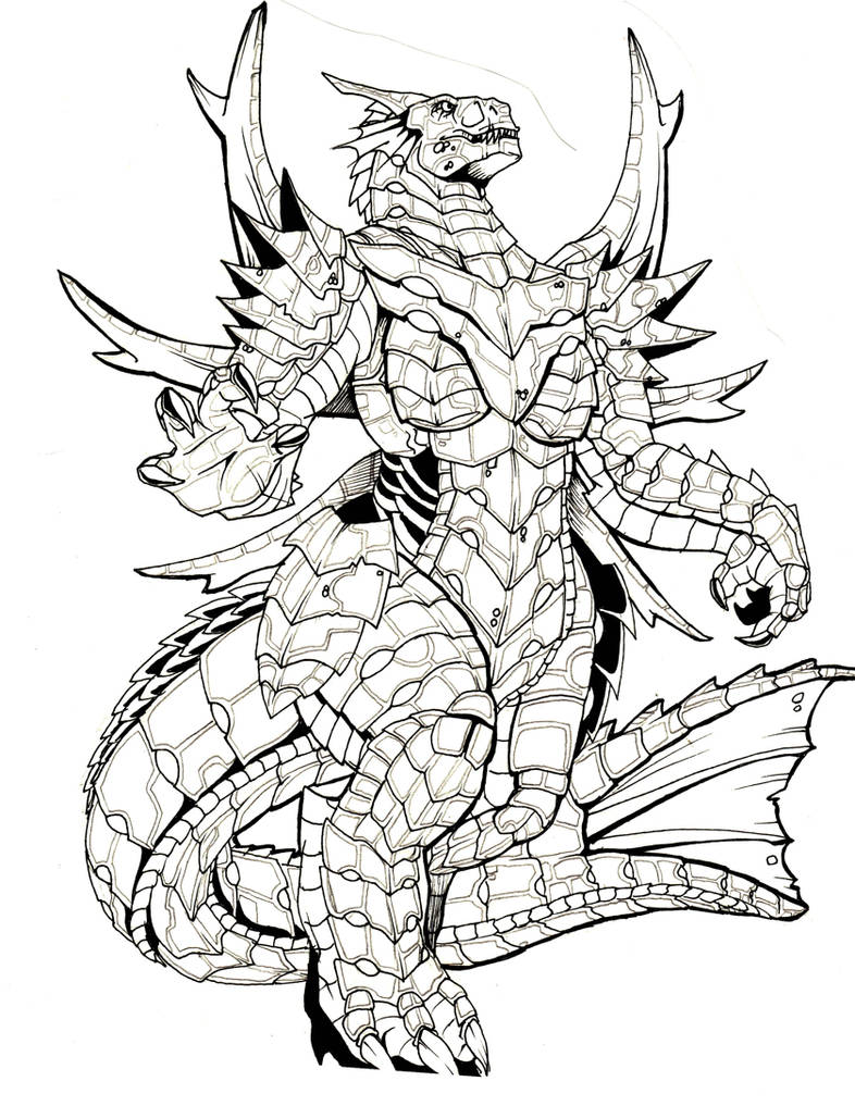 Левиафан рисунок карандашом