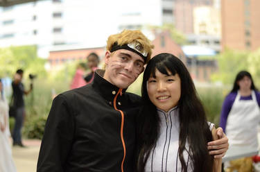 Naruto and Hinata at Otakon 2015