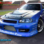 nissan skyline front