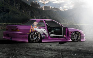 Nissan Silvia S13 Purple Girl