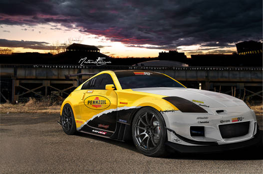 Nissan 350z. Zetto Pennzoil