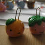 Strawberry and orange charm